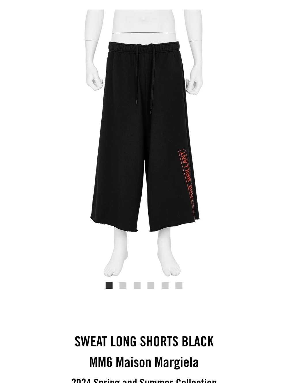 Maison Martin Margiela Black Knit Garment with Numbered Logo Tag